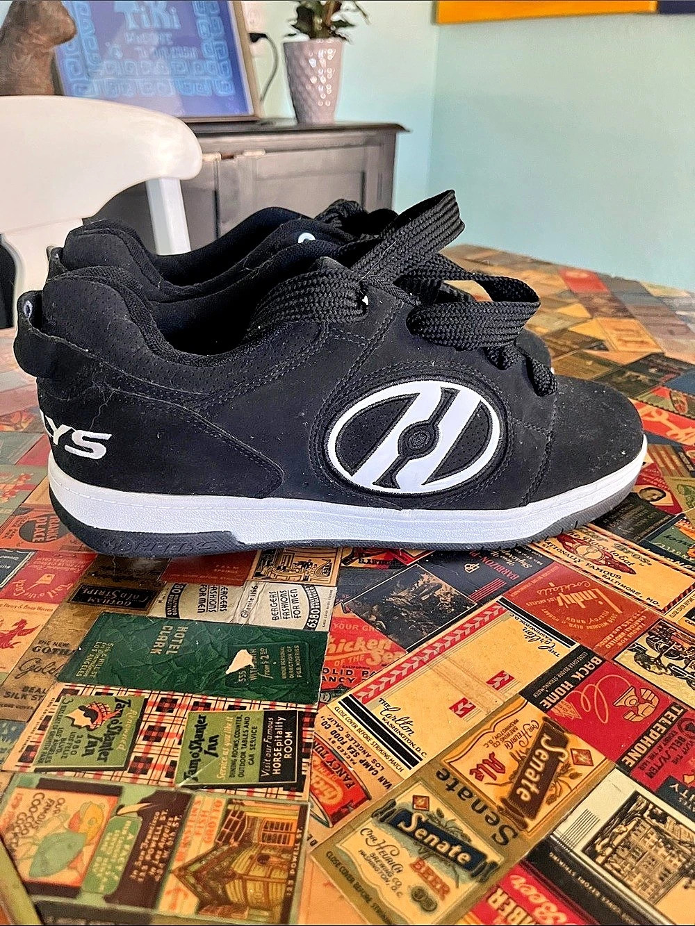 Heelys Pro 20 Prints / Classic Black White Sneakers, Black & White